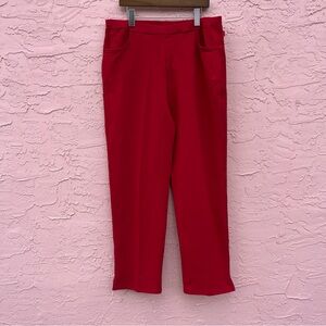 Liz Golf by Liz Claiborne Red Golf Pants Size Large